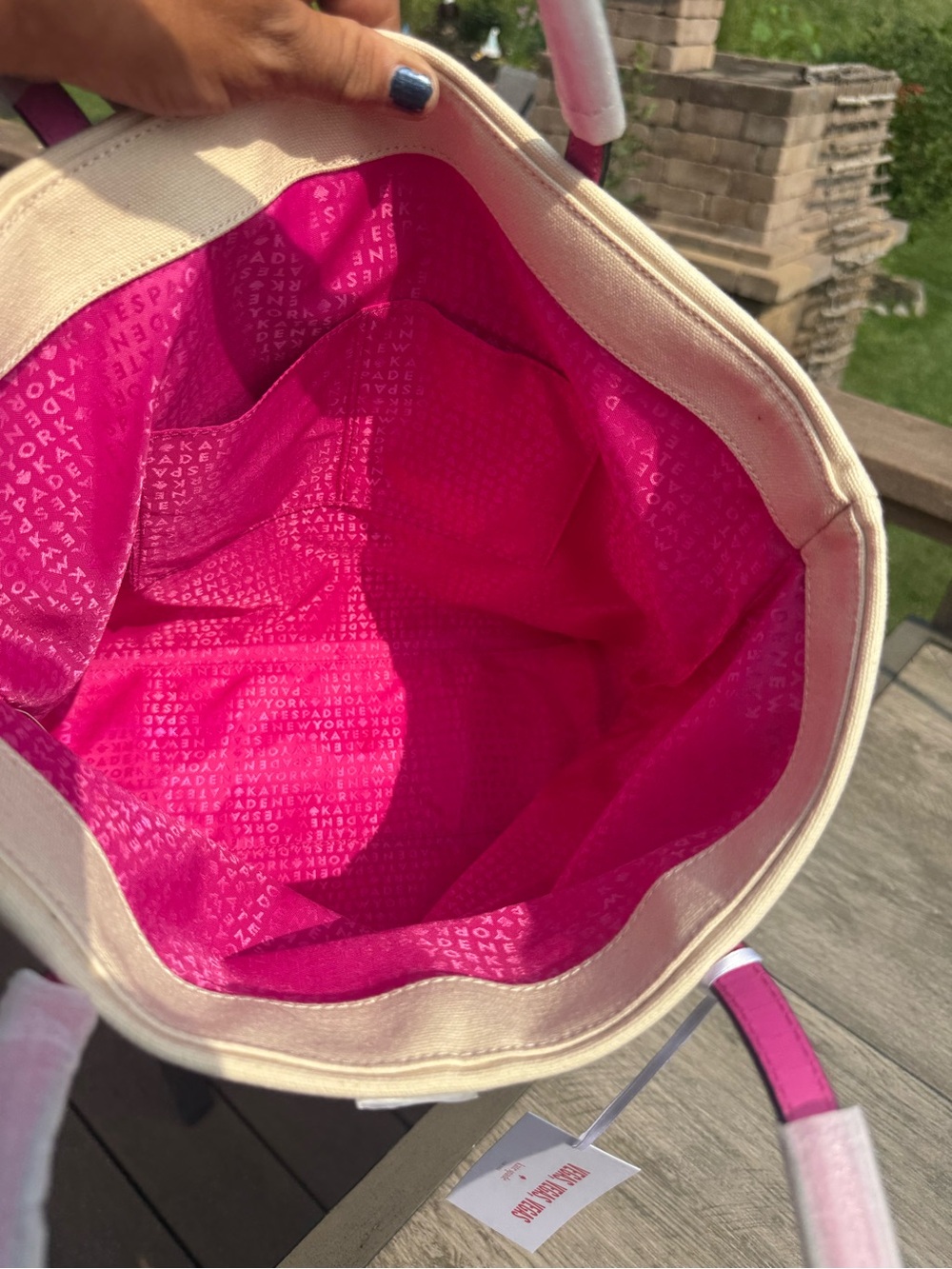 NWT Kate Spade 'Vegas Icons' Play the Wild Card Bon Shopper Tote. - Picture 7 of 9